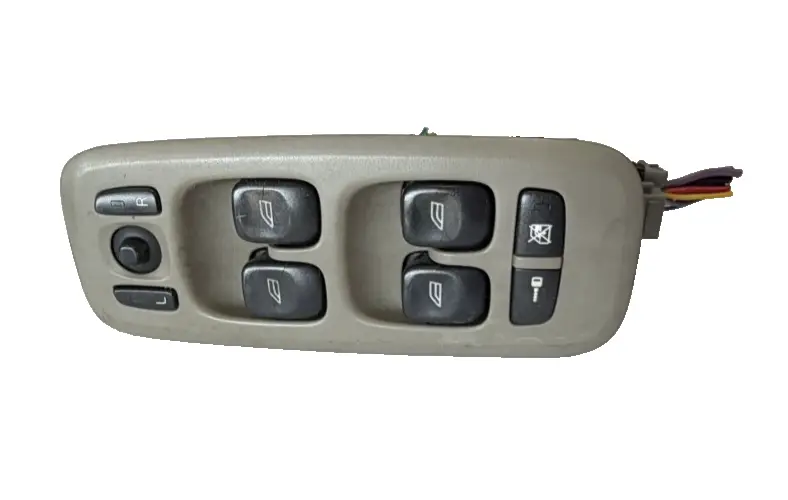 2002-2006 Volvo S60 Master Power Window Switch Driver Side Left 30746074 Black by Volvo