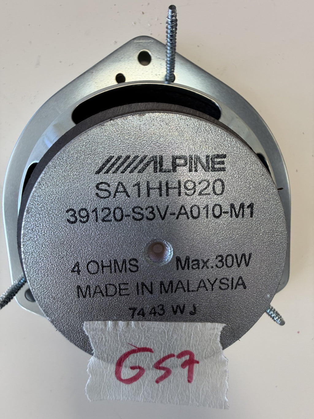 2006 2007 2008 Honda Pilot Left or Right Front or Rear Door Speaker SA1HH920