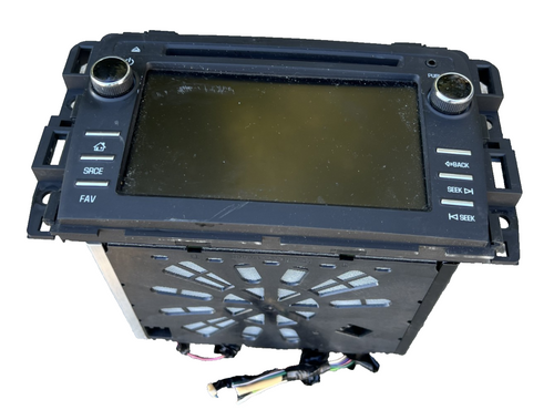 2013 2014 GMC Acadia Radio Receiver with Navigation Display 22989266, 28379840