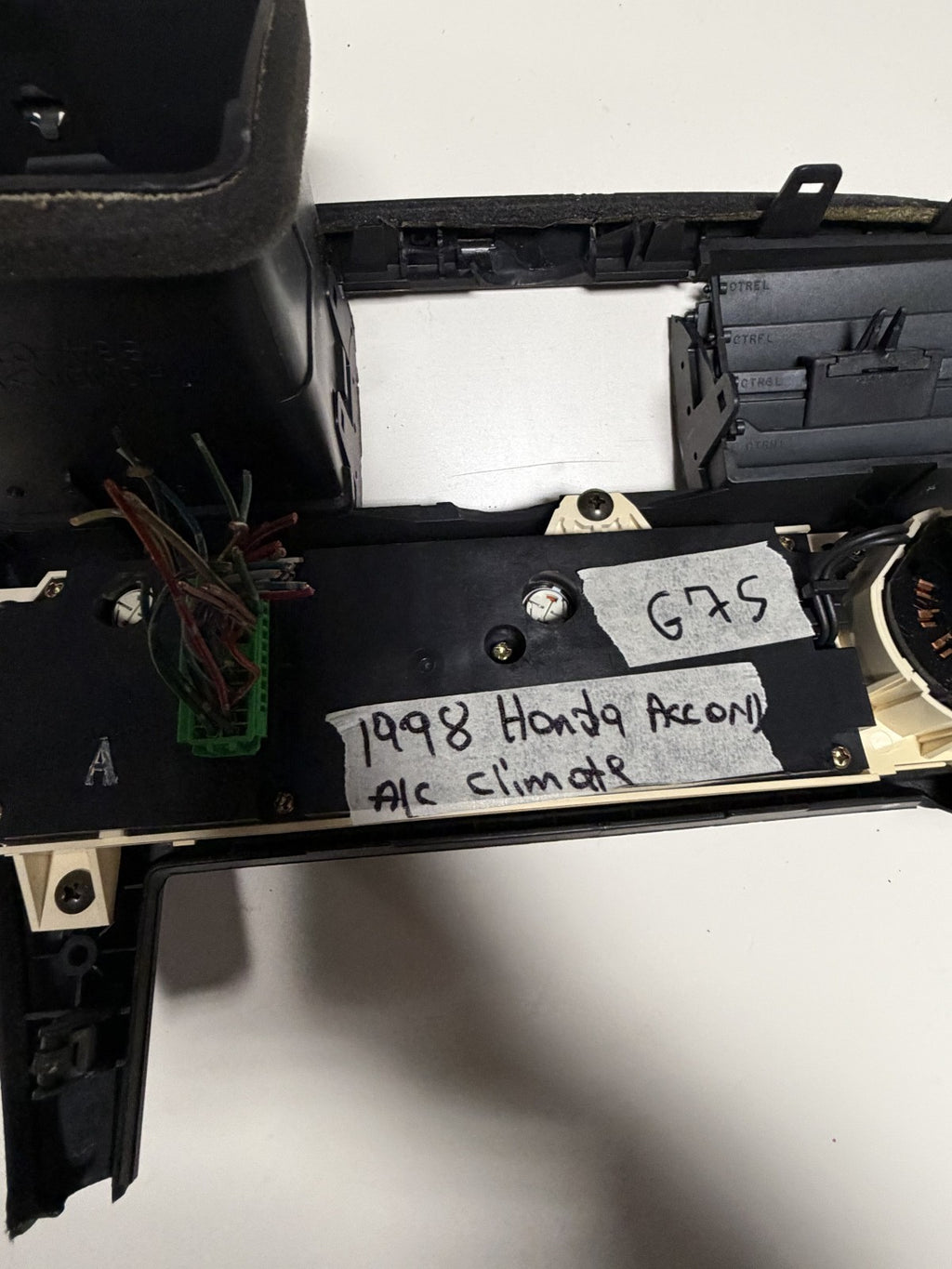 1998 1999 2002 Honda Accord Dash Vent AC Heater Climate Control Black