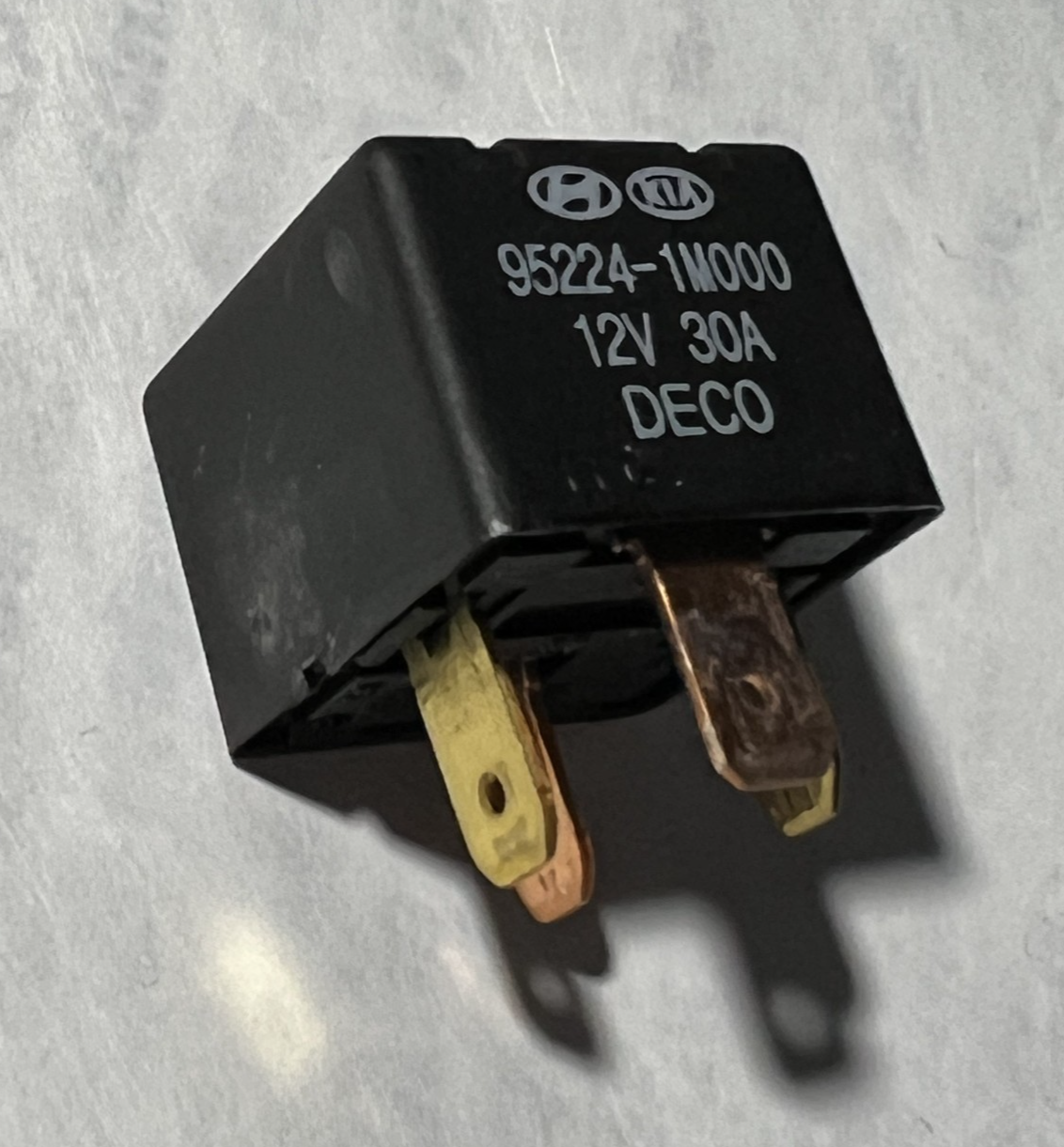 Deco Multi-Purpose Relay 12V 30A OEM 95224 1M000 for Hyundai Kia Black