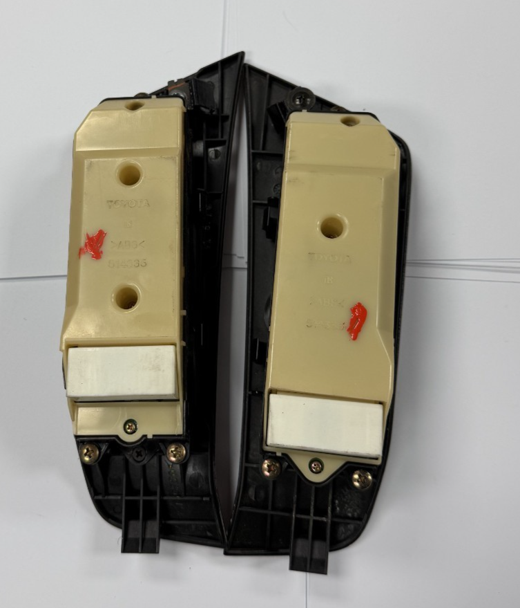 1999-2003 Lexus RX300 Right Left Window Switch 514336, 514335 Woodgrain