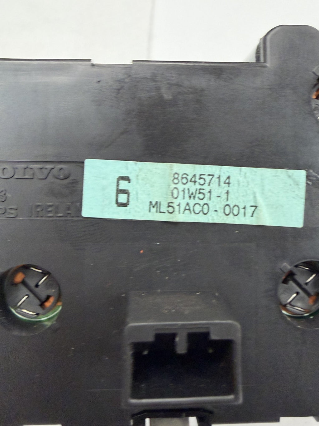 2001-2009 Volvo S60 Headlight Dimmer Fog Light Control Switch 8645714