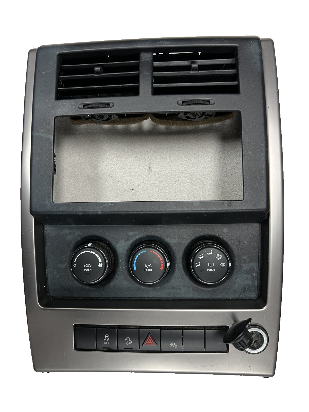 2008-2012 Jeep Liberty Center Dash Radio Climate Control Trim Bezel 55111943AE
