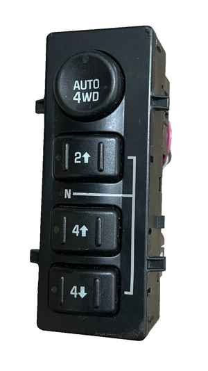 1999-2002 Chevrolet GMC Truck 4x4 4WD Dash Switch Button 15136039, 10646100
