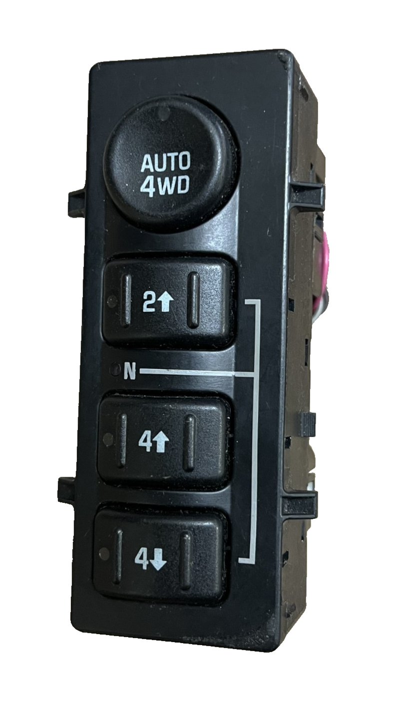 1999-2002 Chevrolet GMC Truck 4x4 4WD Dash Switch Button 15136039, 10646100