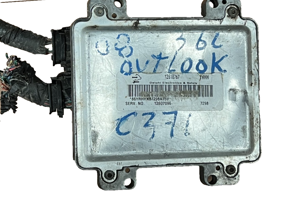 08 2008 Saturn Outlook Computer Brain Engine Control Module OEM 12618767