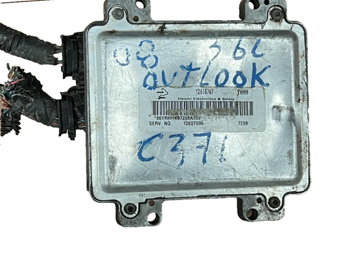08 2008 Saturn Outlook Computer Brain Engine Control Module OEM 12618767