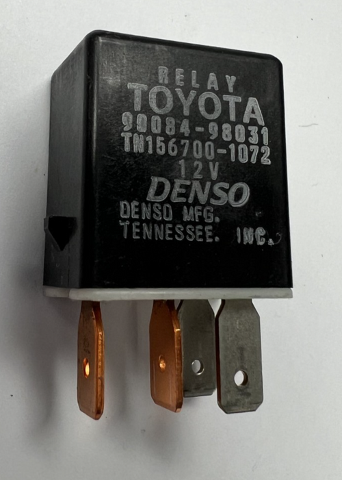 4 Pin Accessory Power Relay 90084 98031 Black fits 1997-2005 Toyota Camry