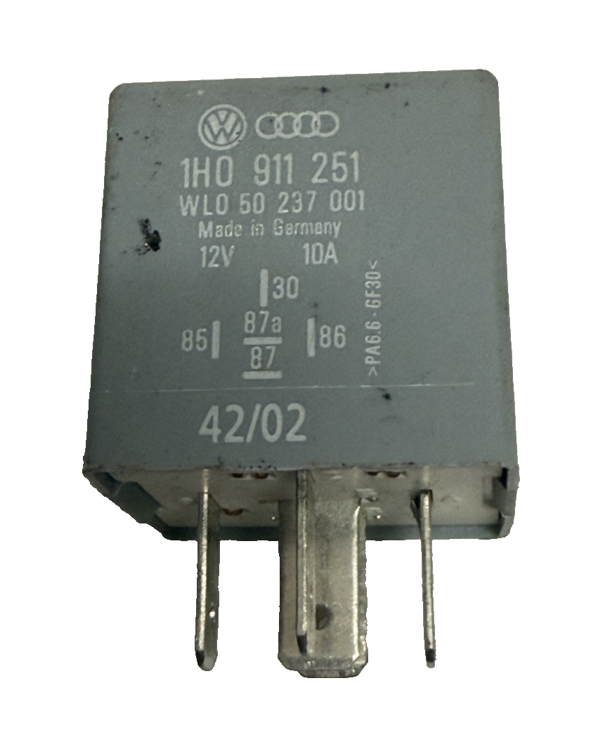 2000 2001 2002 2003 2004 2005 Audi TT 4 Pin Relay 1H0 911 251, WL0 50 237 001