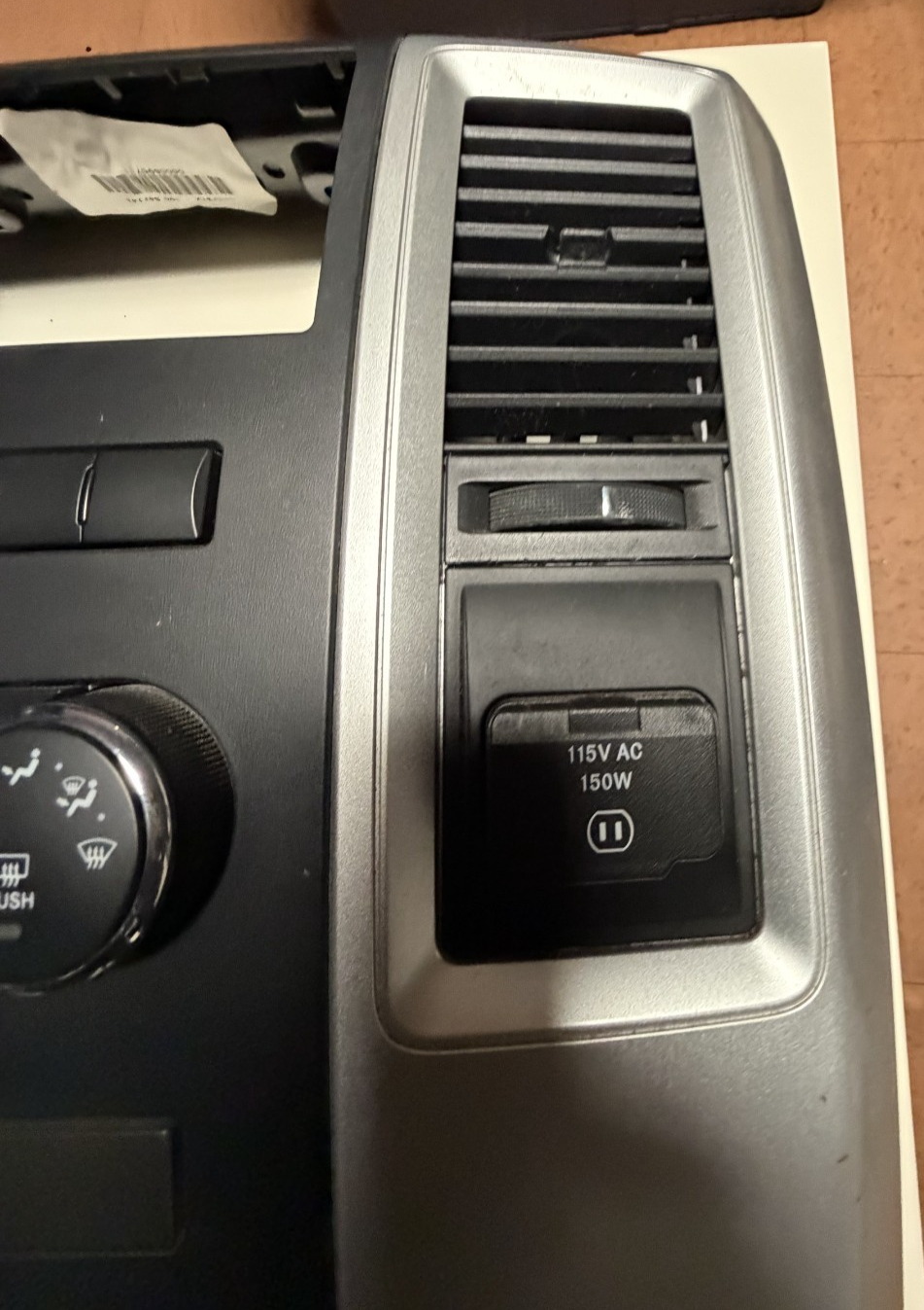 2009-2012 Dodge Ram 1500 Center Dash Radio Bezel Trim 55111290AC, 68026057AC