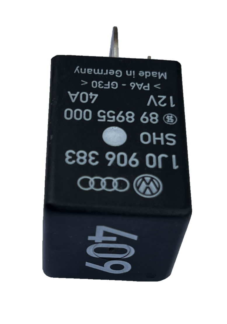 Fuel Pump Relay 409 12V 40A 1J0 906 383, 89 8955 000 fits Volkswagen Audi