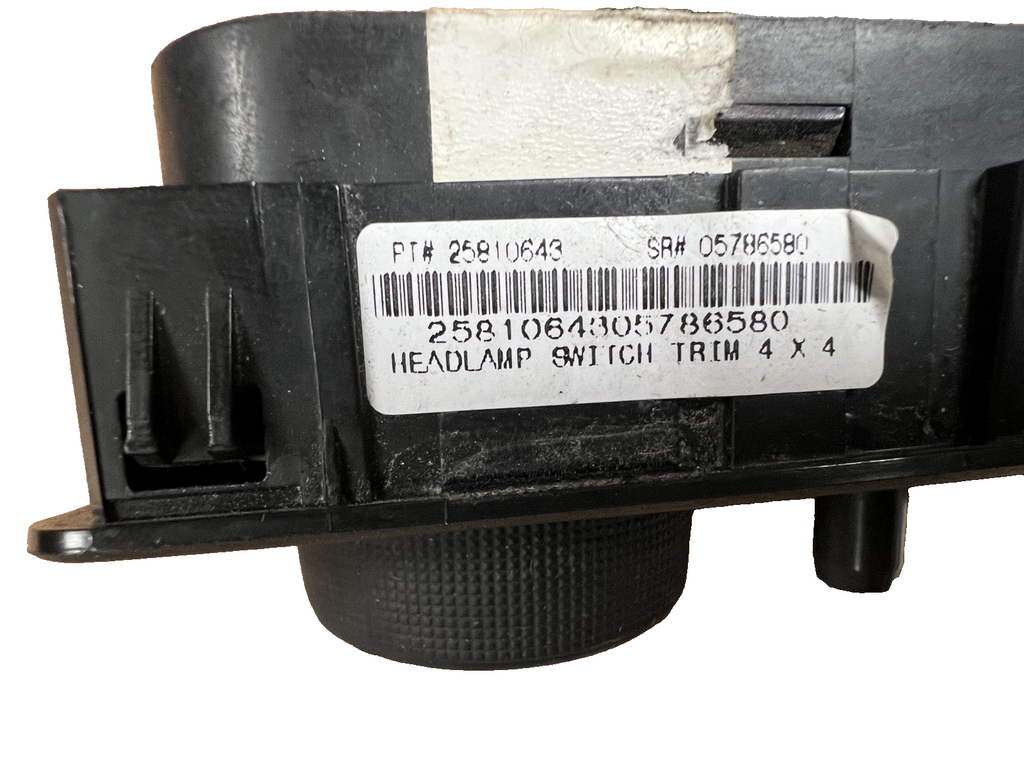 Headlight Head Light Switch 25810643 fits 2007-2014 Chevrolet Tahoe