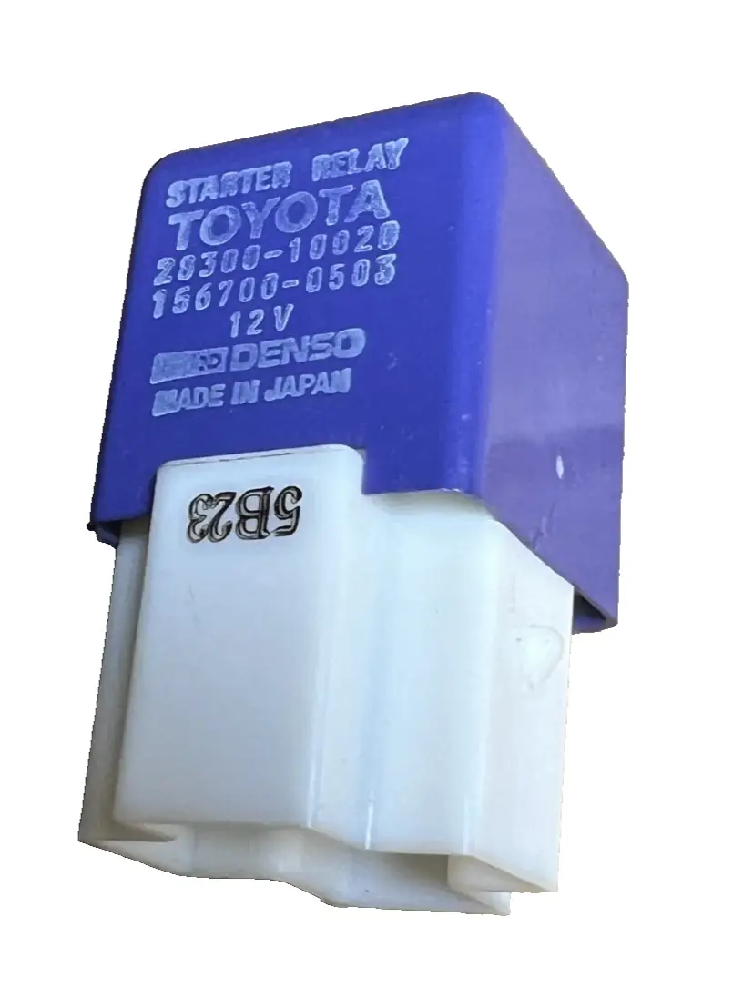 4 Pin Starter Relay 12V 28300 10020, 1567000503 Blue fits 02 2002 Toyota Camry by DENSO
