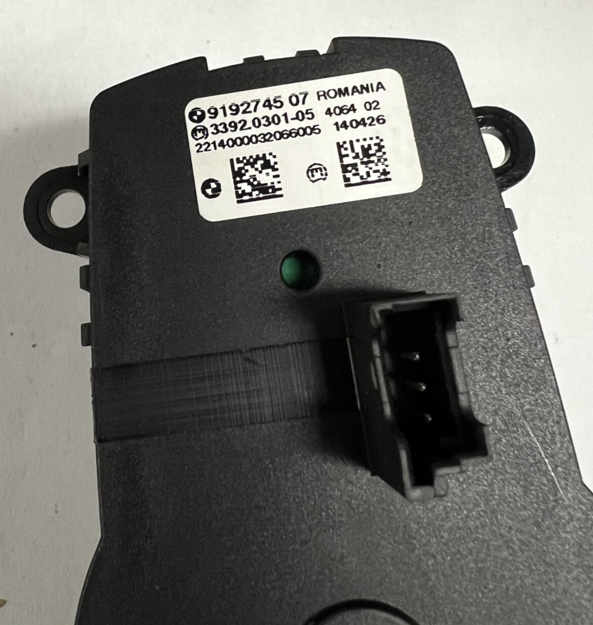 2011-2016 BMW 535i 550i GT F07 Headlight Headlamp Switch OEM 9192745 07