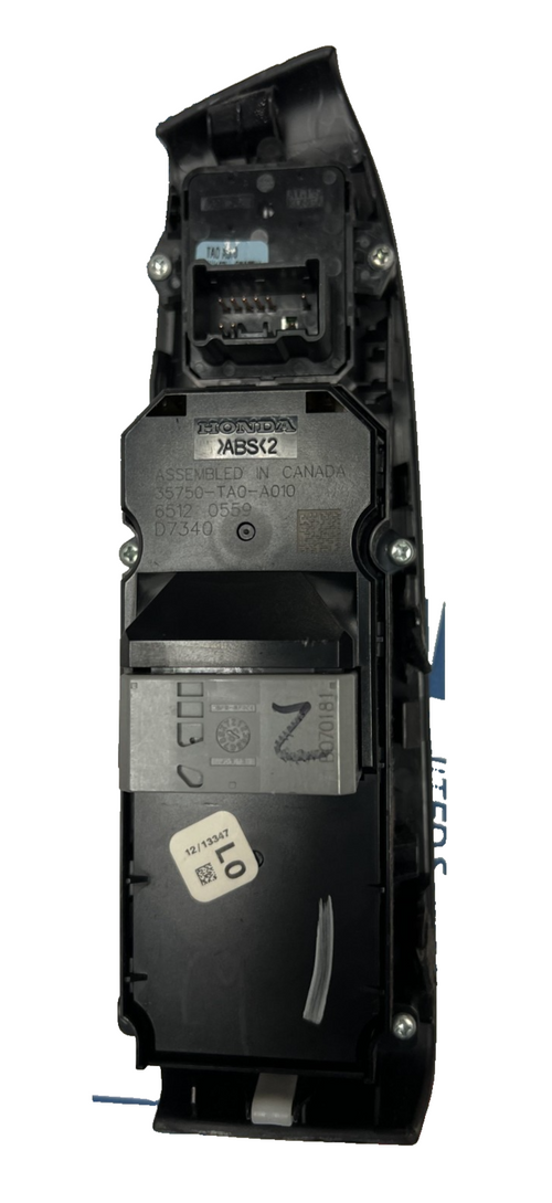 2008-2012 Honda Accord Sedan Left LH Power Window Switch 35750 TA0 A010