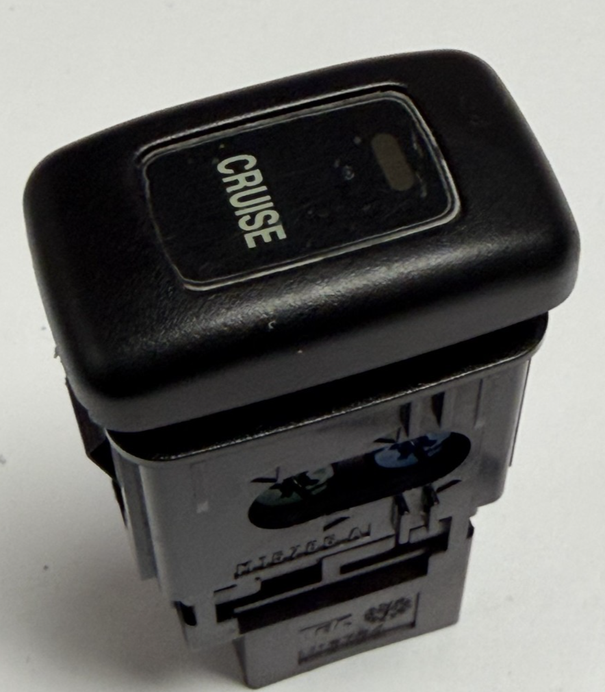 2001-2006 Acura MDX Saddle Cruise Control Switch Button M15784, M15786 Black