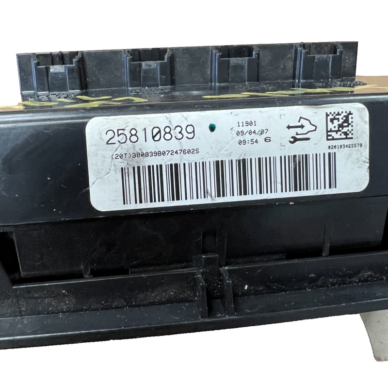 2006-2011 Chevrolet Impala Heater AC Temperature HVAC Climate Control 25810839
