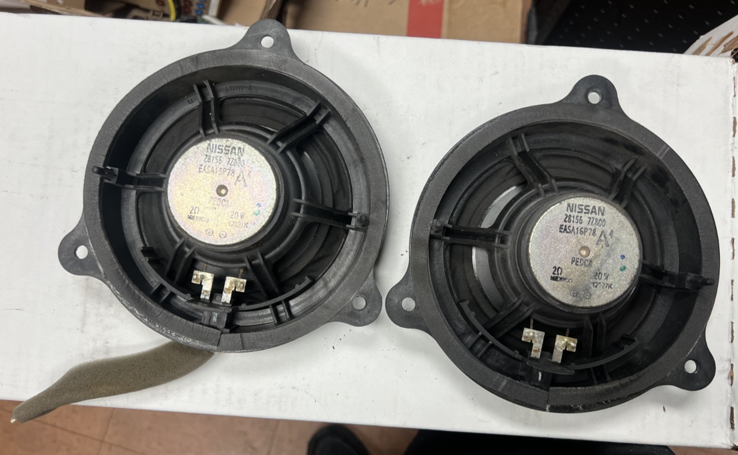 Qty 2 2009 2010 2011 2012 Nissan Pathfinder Door Audio Speaker Front Left Right
