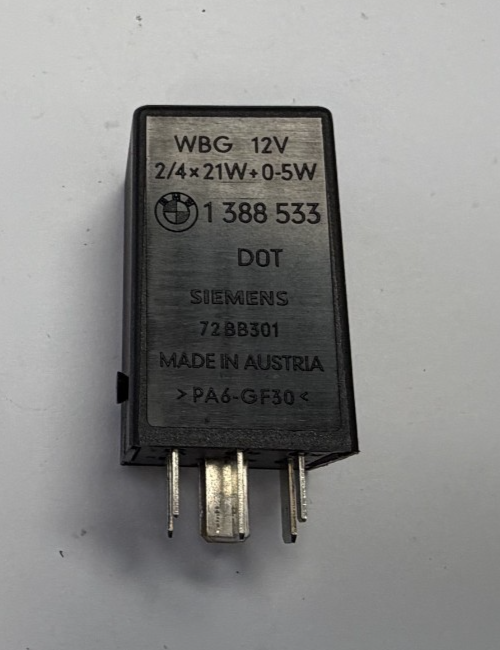 1996-1998 BMW Z3 Roadster E36 1.9L Hazard Flasher Electric Relay 1 388 533 by BMW