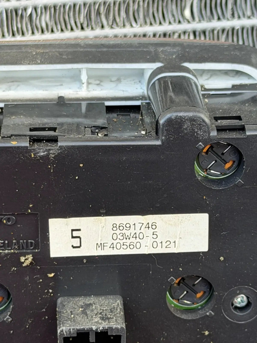 04 2004 Volvo S80 Headlight Head Lamp Control Switch 8691746, MF40560-0121 by Volvo