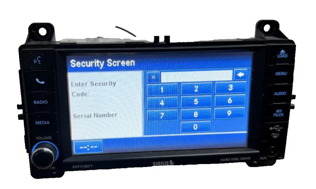 12 2012 Dodge Durango MyGig 430n High RHB Navigation Sirius Radio DVD Player by Chrysler