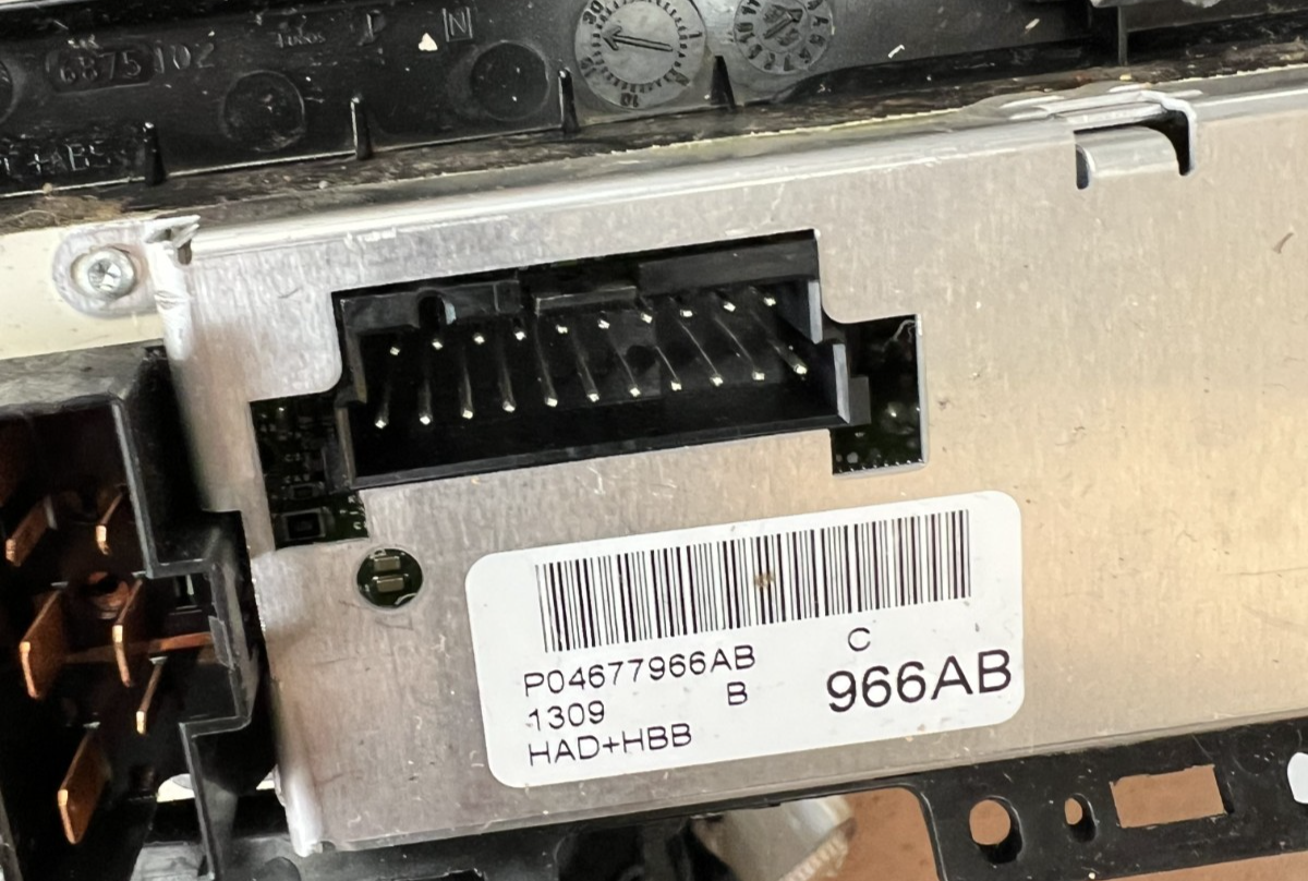 99-00 Chrysler Town & Country AC Heater Climate Control Trim OEM 04677966AB