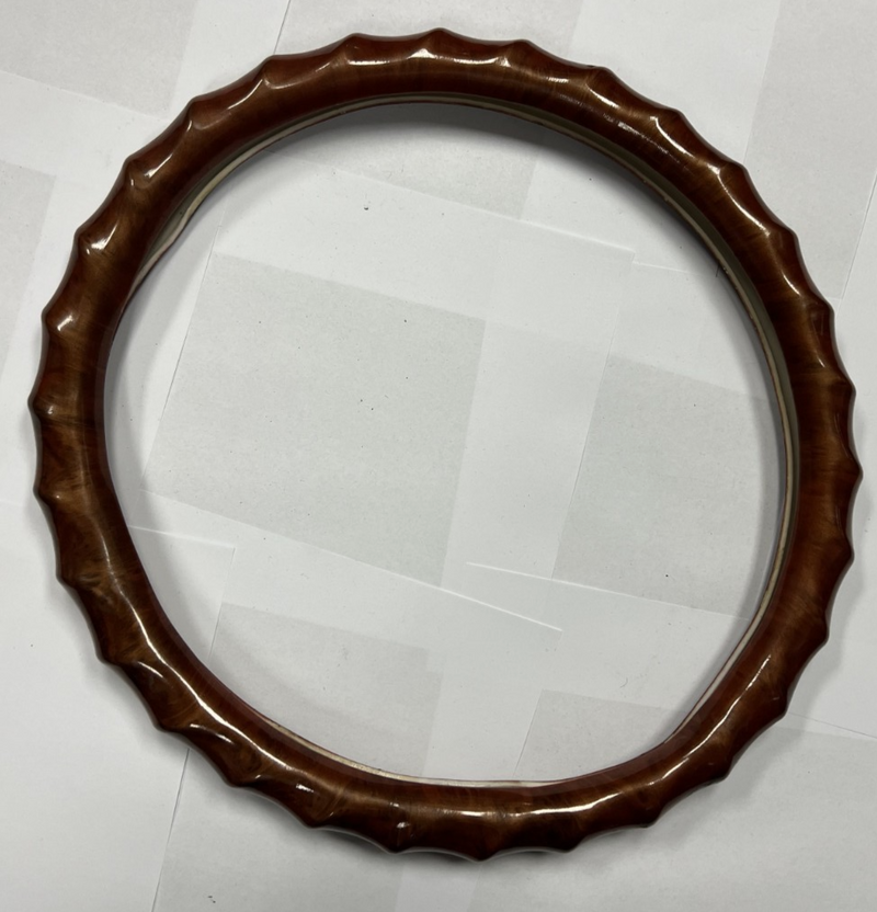 Steering Wheel Cover Burlwood Grip Brown for Steering Wheel Protection
