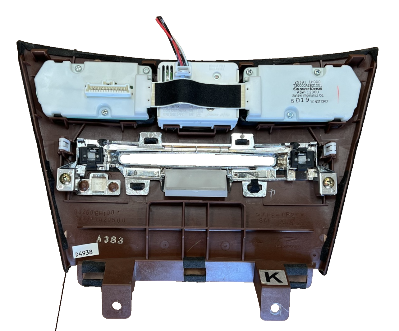 2006-2007 Infiniti M35 M45 Radio Audio Control Panel 68260 EH100, 25391 EH000