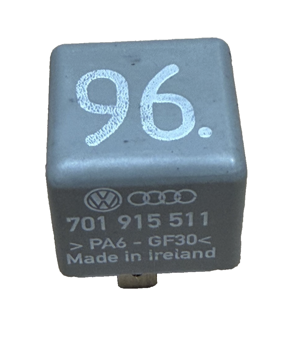 95 96 97 98 99 00 01 02 03 04 05 Volkswagen Seat 5 Pin Relay 701 915 511 Gray