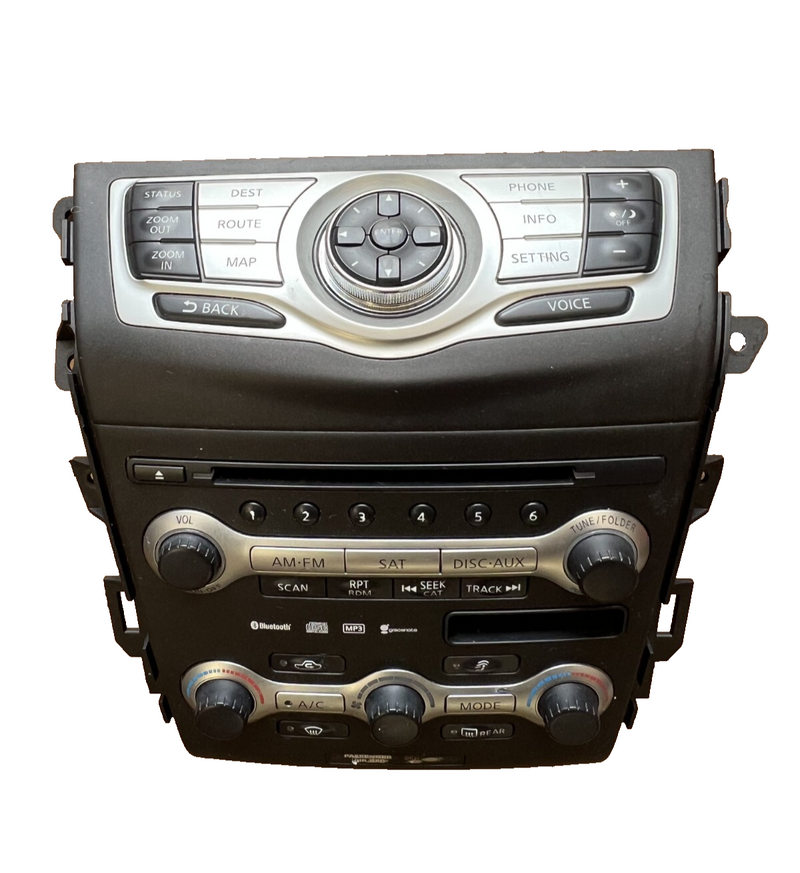 2009-2012 Nissan Murano Radio Climate Nav Control Panel OEM 1AA0B 210151