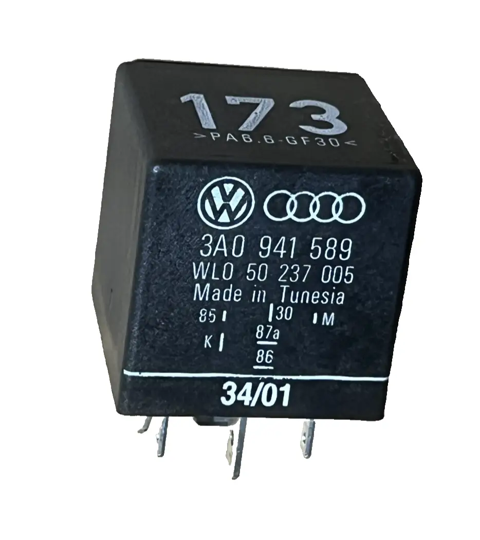 Headlight Daytime Running Lights Relay 3A0 941 589 fits 99-02 Volkswagen Cabrio by Volkswagen Audi