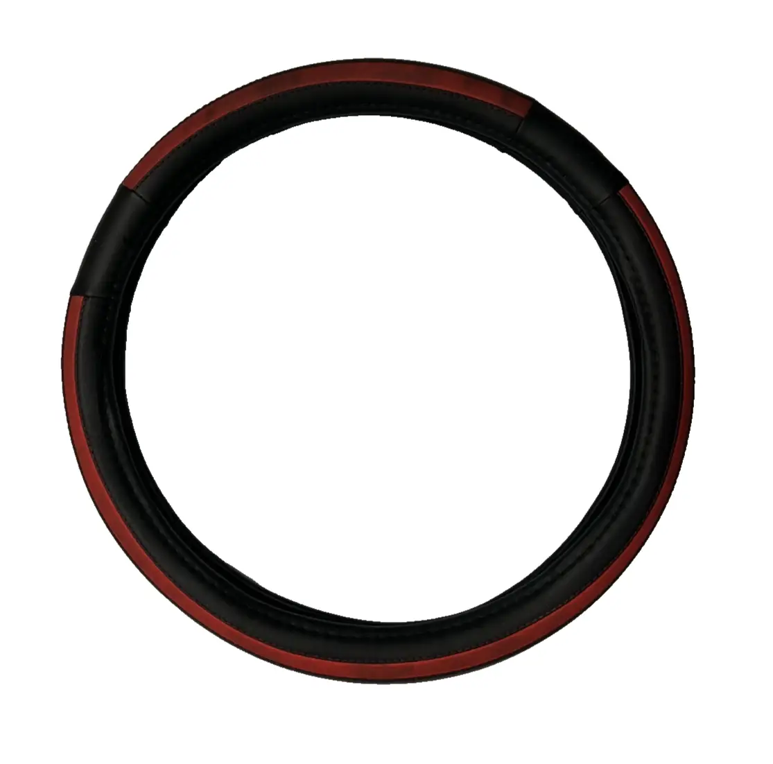 Steering Wheel Cover Black Red for Steering Wheel Protection Universal Fit by Unbranded