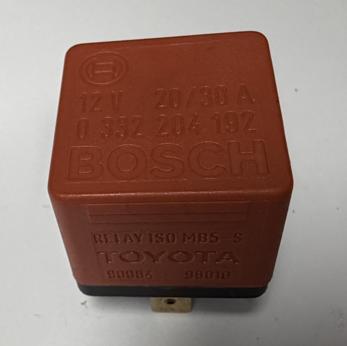 1994 1995 1996 Toyota Camry Bosch Cooler Relay 0 332 204 192, 0332204192