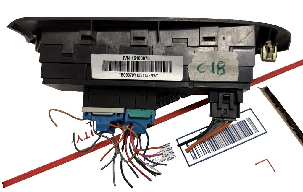 2002-2005 Chevrolet Trailblazer Power Window Switch RH Passenger Side 15180070