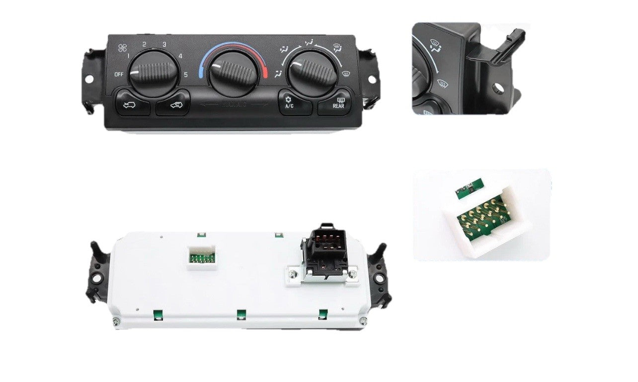 Front Climate Control Module Compatible with 1999-2002 Chevrolet Silverado 1500