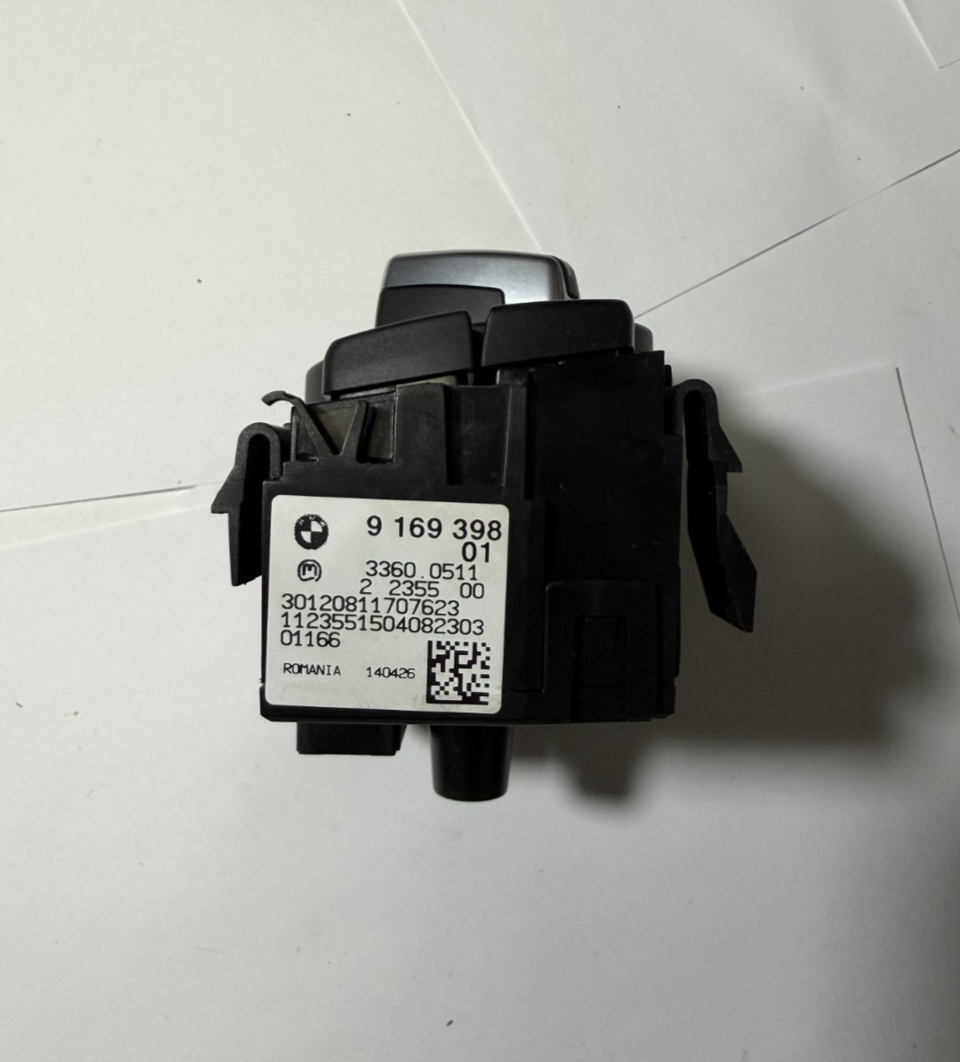 2007-2013 BMW E90 325i 330i 328i 335i 525i Headlight Control Switch 9 169 398