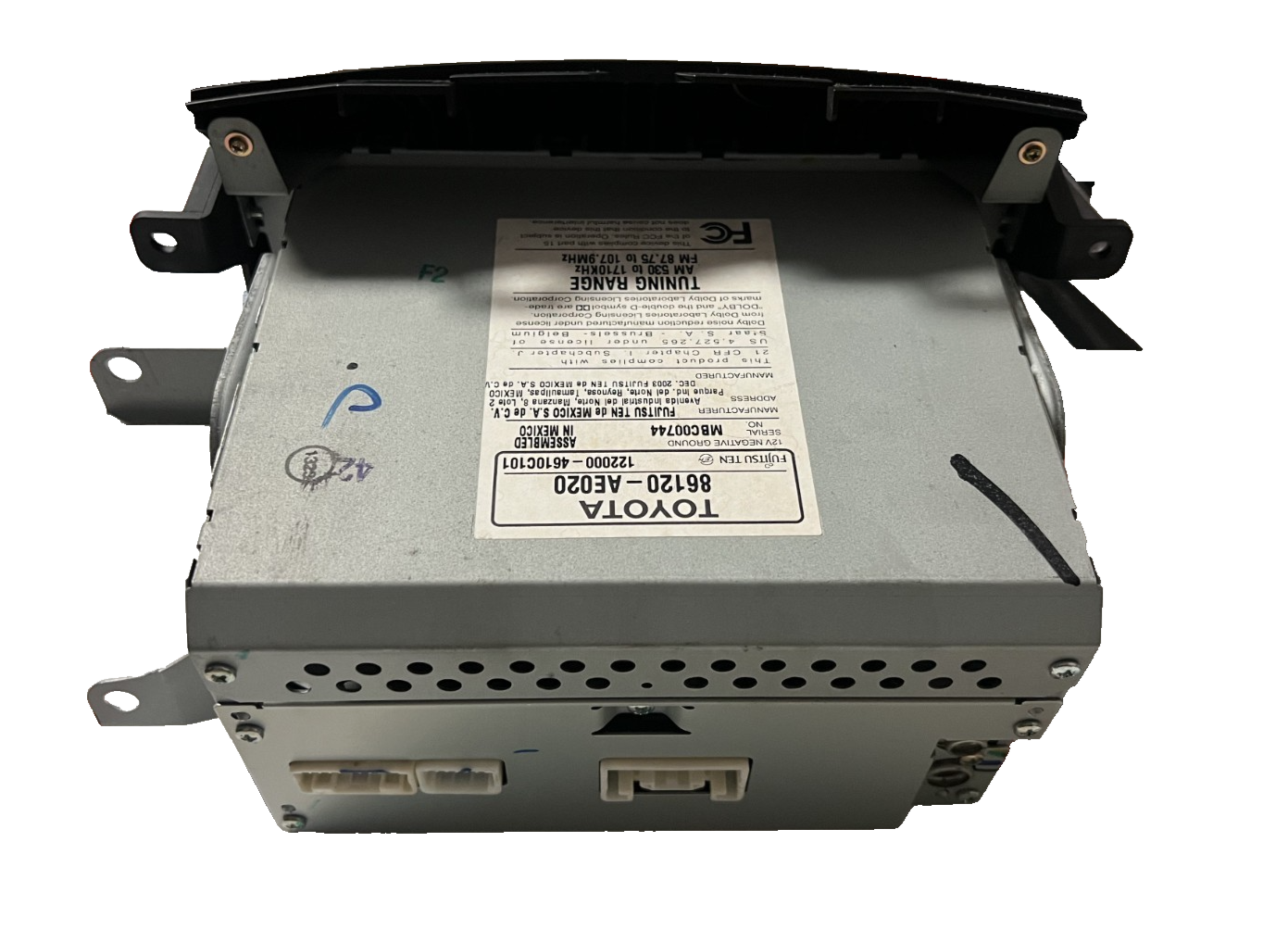 04 05 06 07 08 09 10 Toyota Sienna Radio Tape CD Disc Player 86120 AE020