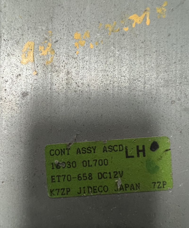 1996-1999 Nissan Maxima Cruise Speed Control Module OEM 18930-0L700, ET70-658