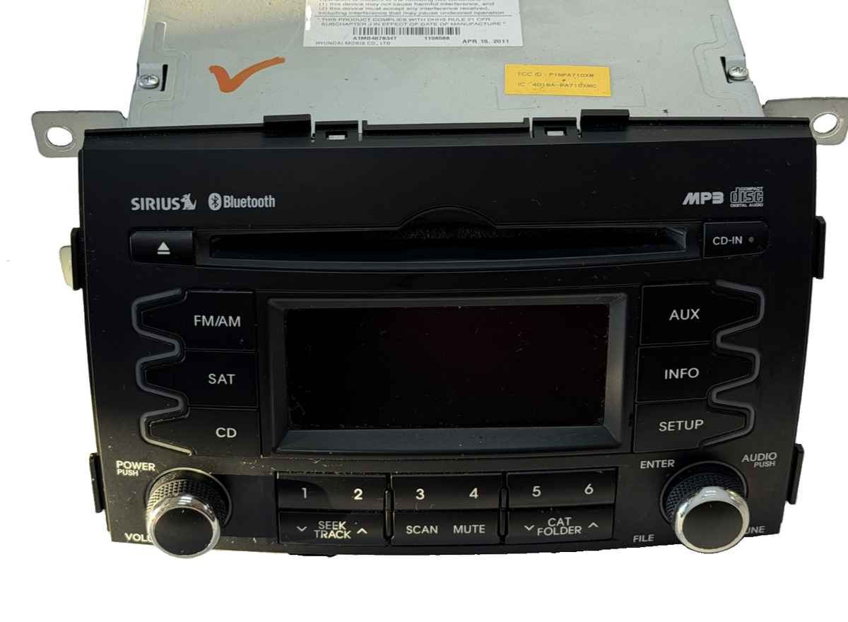 2011 2012 2013 Kia Sorento AM FM CD Player Radio Receiver 96140 1U201CA