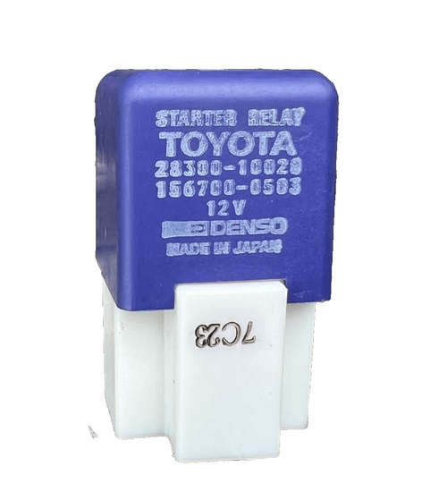 02 2002 Toyota Camry Denso 4 Pin Starter Relay OEM 28300-10020, 156700-0503