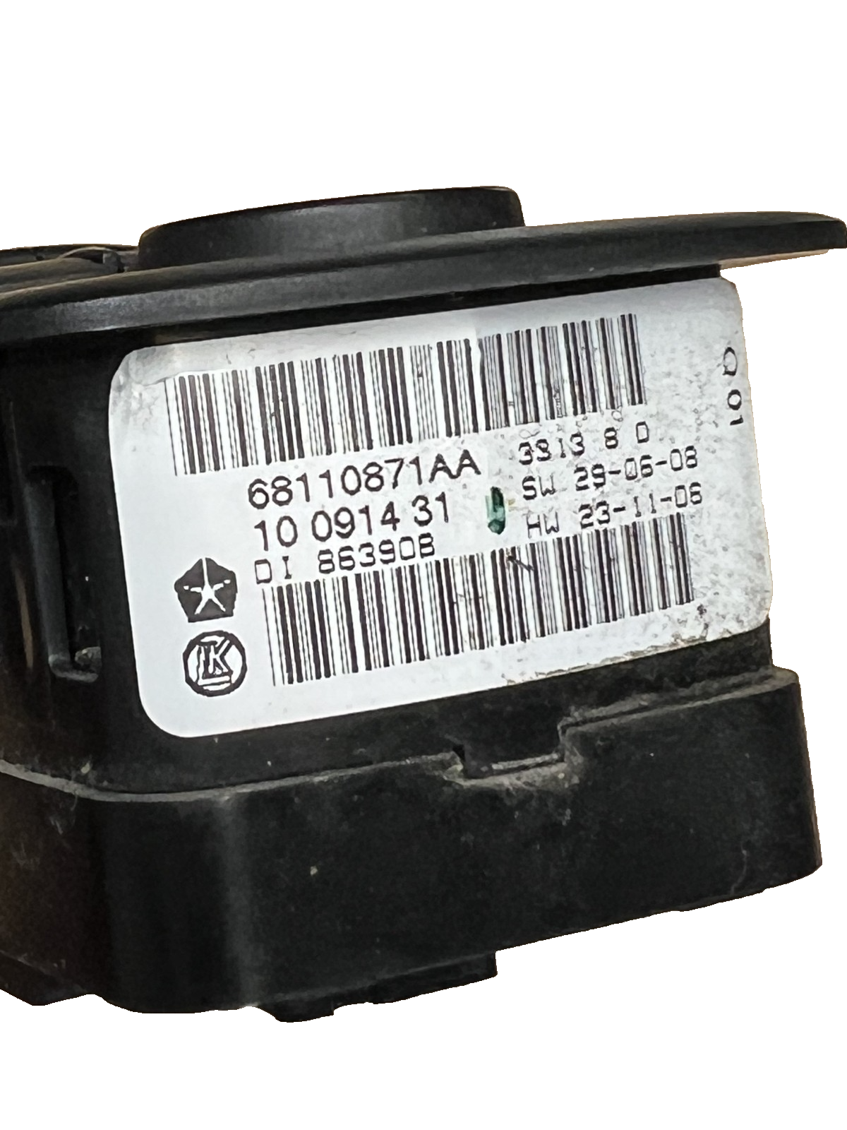 12-20 Chrysler Town Country Master Power Window Mirror Lock Switch 68110871AA