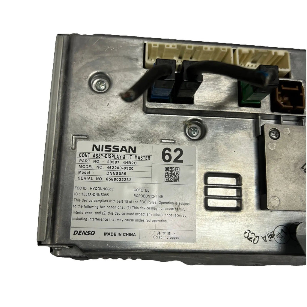 2017-2019 Nissan Pathfinder Navigation Multimedia Display Touch Screen OEM by Nissan
