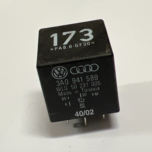 1999-2002 Volkswagen Cabrio Daytime Running Lights Relay #173 OEM 3A0 941 589