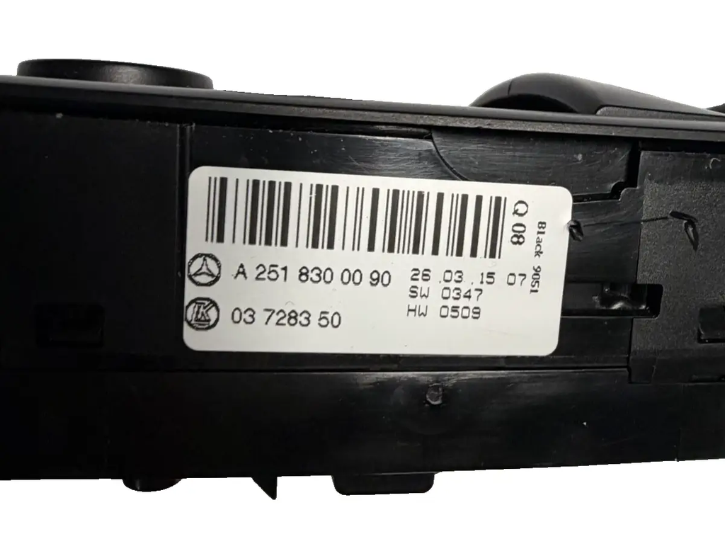 06-13 Mercedes GL350 Front Left Master Window Control Switch A 251 830 00 90 by Mercedes-Benz
