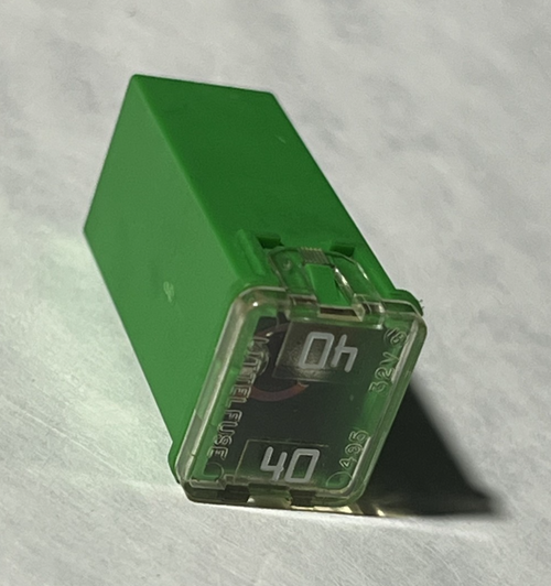 Littelfuse 40A Jcase Fuse Cartridge Green for Ford Chrysler GM