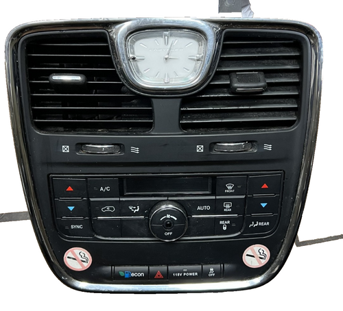 2011-2016 Dodge Caravan Climate Temperature Heater Control Panel 55111236AF