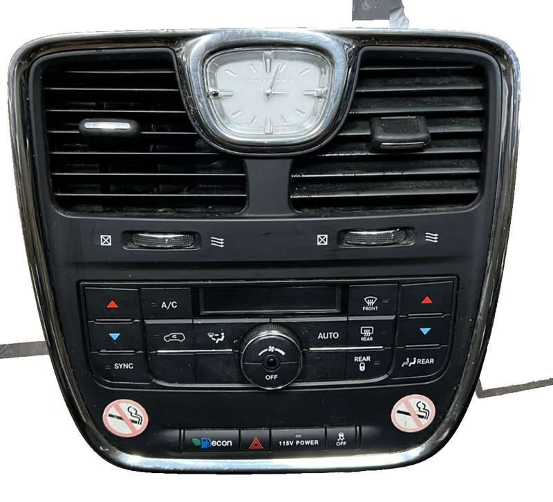 2011-2016 Dodge Caravan Climate Temperature Heater Control Panel 55111236AF