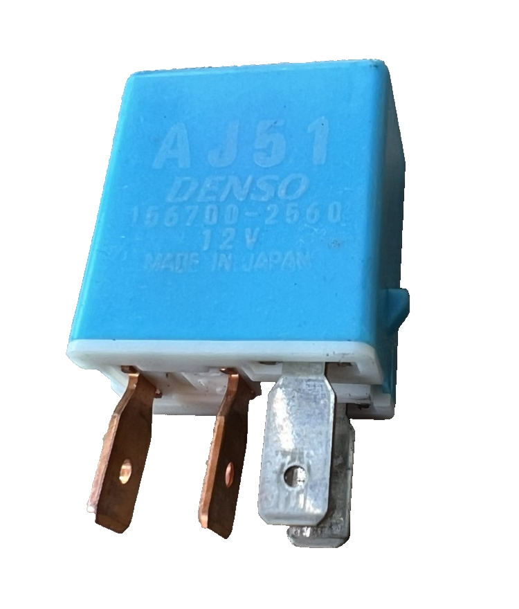 Denso 4-Pin Relay 12V 156700 2560 Blue fits 04 2004 Mazda RX8 2.6 Petrol