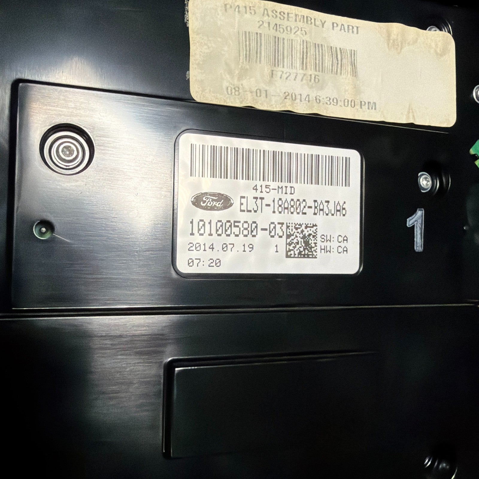 AC Heater Climate Radio Control Panel EL3T 18A802 BA3JA6 fits 13 14 Ford F150